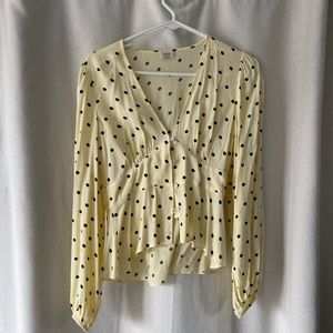 aritzia wilfred prairie blouse